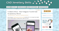 Desktop Screenshot of cadjewelleryskills.com