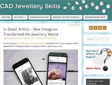 Tablet Screenshot of cadjewelleryskills.com